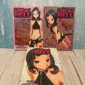 Love in Hell Manga Set Vol 1-3 Complete English Reiji Suzumaru Seven Seas OOP